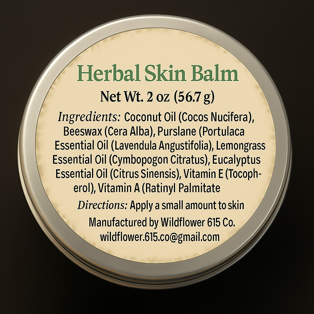 HushFlower Balm – All-Natural Soothing & Skin Balm for Acne, Bug Bites, Stings, and much more! 🌼 Handmade in Nashville, Tennessee