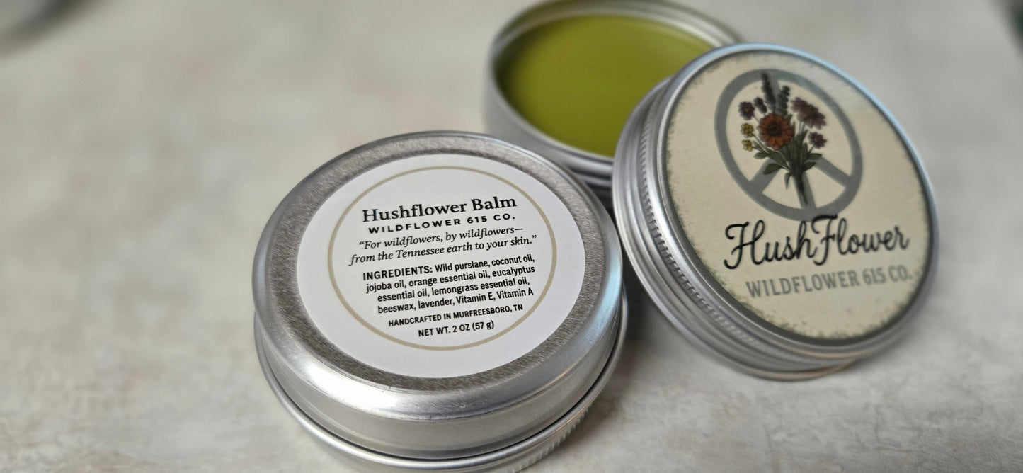 HushFlower™ Herbal Skin Balm | 2 oz